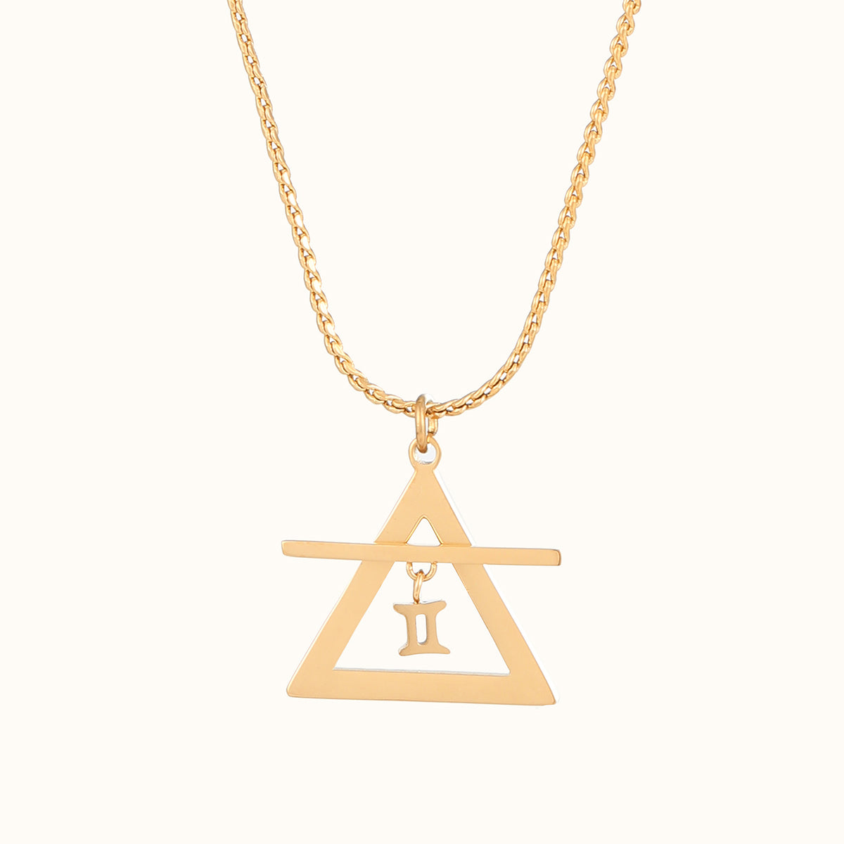 Air meets Gemini necklace