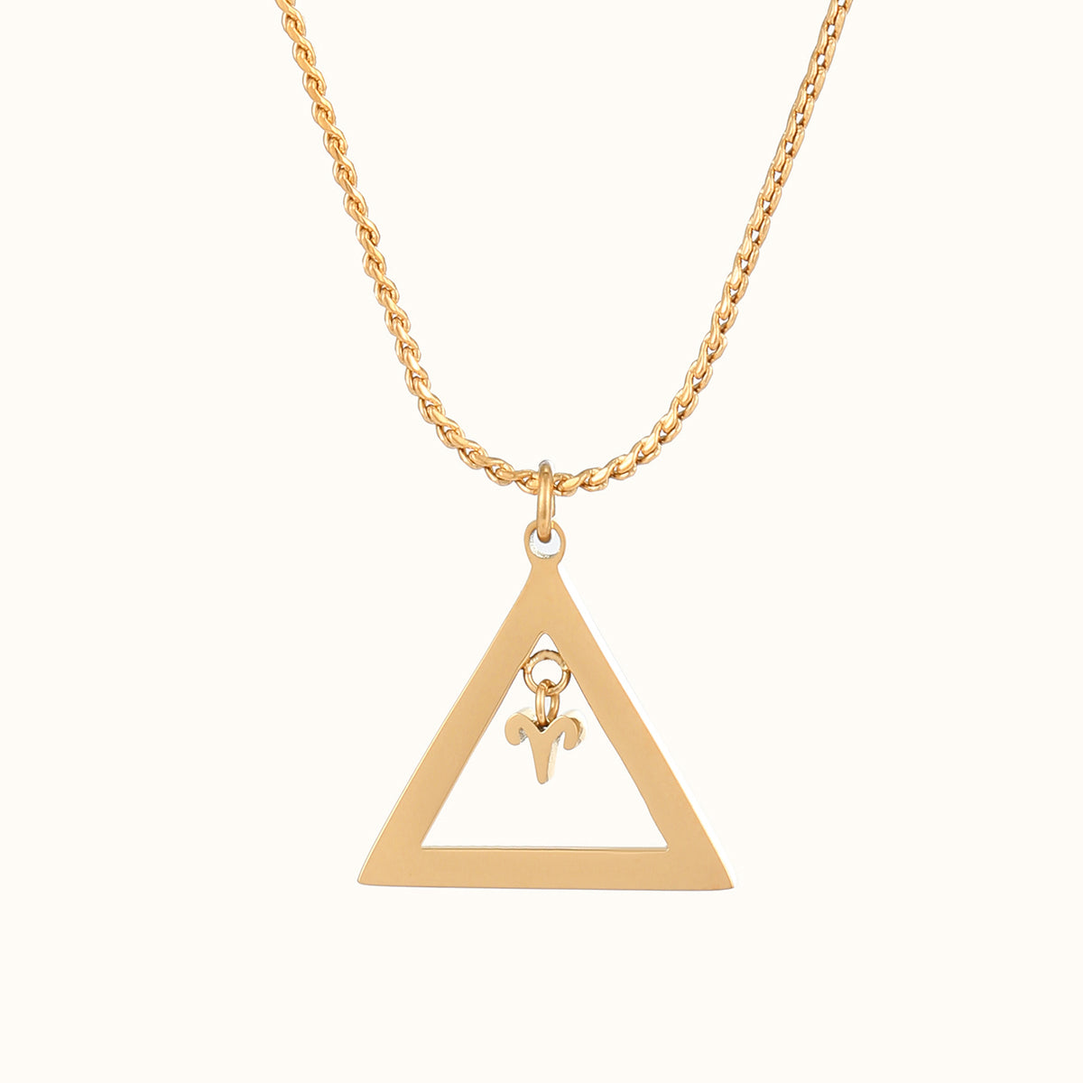 Fire meets Aries necklace