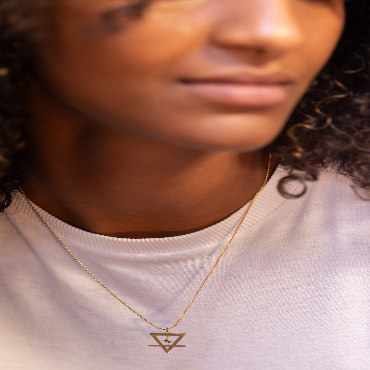 Earth meets Capricorn necklace