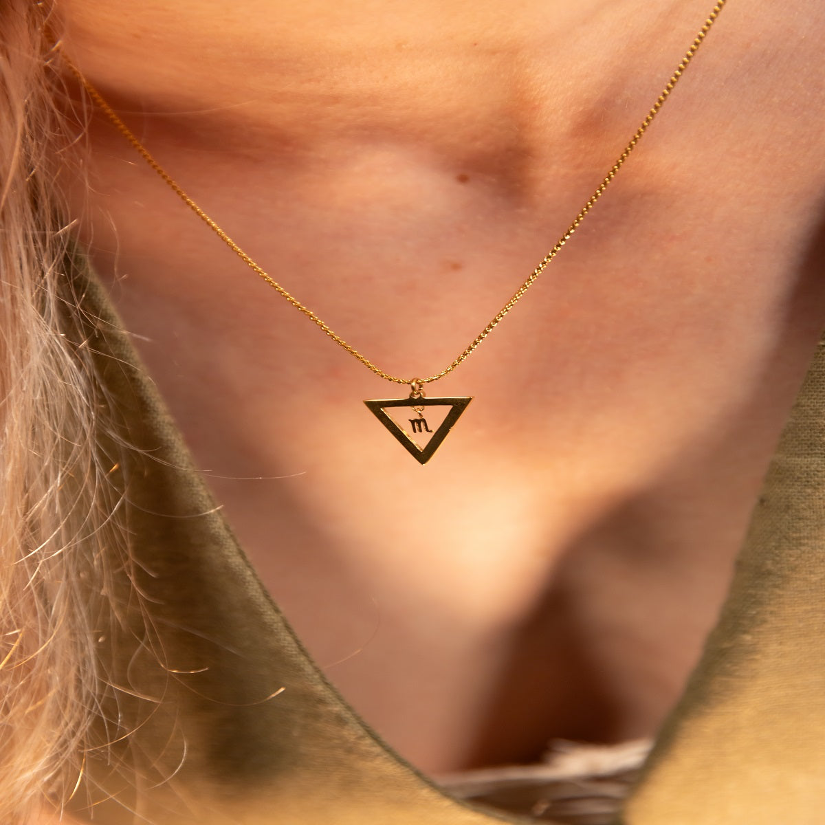 Water meets Scorpio necklace