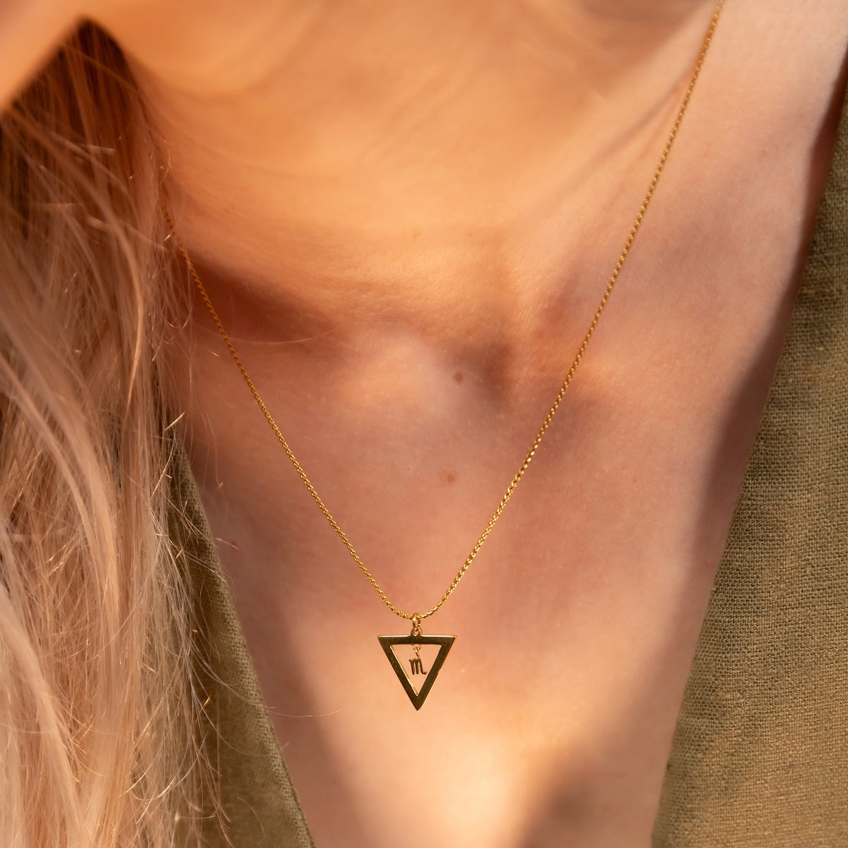 Water meets Scorpio necklace