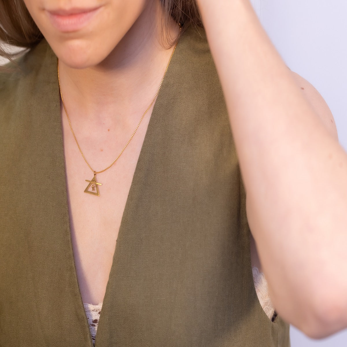 Air meets Gemini necklace