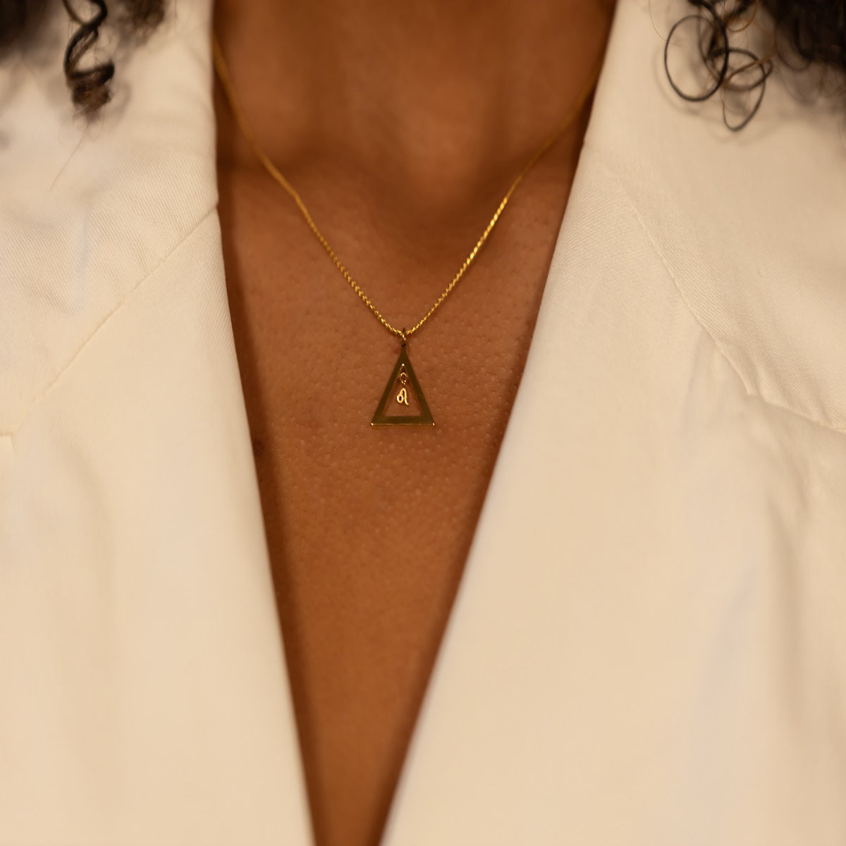 Fire meets Leo necklace
